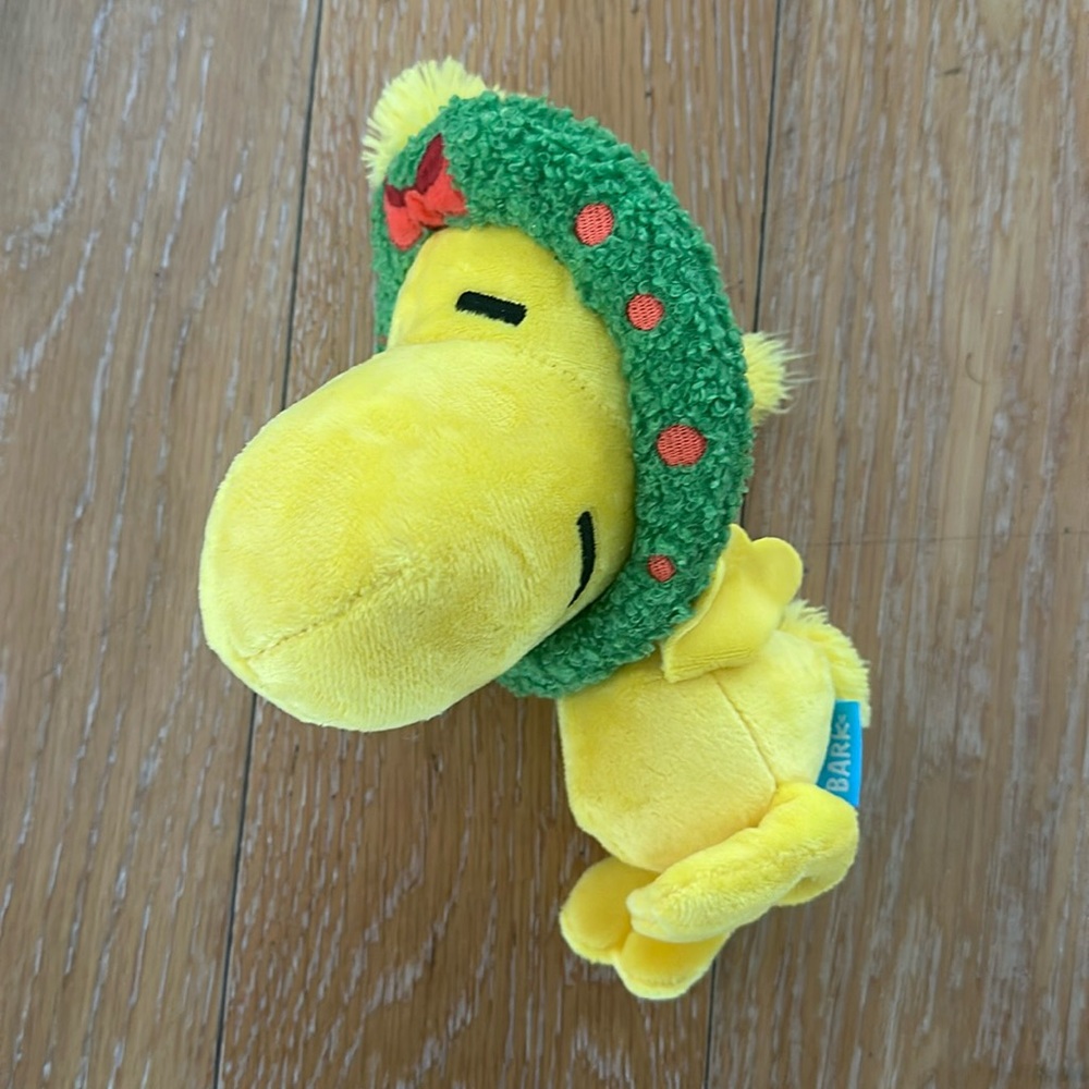 BARKbox - Peanuts Deck the Halls Woodstock Dog Toy